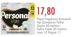 Epa Papel Higiênico Personal Vip Compacto Folha oferta