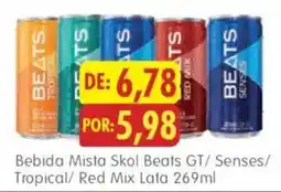 Epa Bebida Mista Skol Beats GT/ Senses/ Tropical/ Red Mix oferta