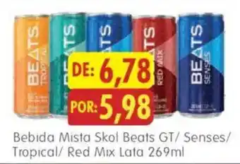 Epa Bebida Mista Skol Beats GT/ Senses/ Tropical/ Red Mix oferta