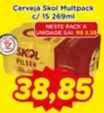 Fonte Nova Cerveja Skol Multipack oferta
