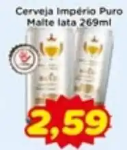 Fonte Nova Cerveja Império Puro Malte oferta
