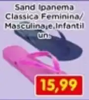 Fonte Nova Sand ipanema classica feminina/ masculina e infantil oferta