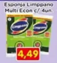 Fonte Nova Esponja limppano multi econ c/ 4un. oferta