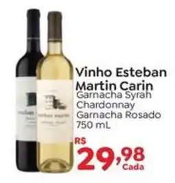 Novo Atacarejo Vinho Esteban Martin Carin oferta