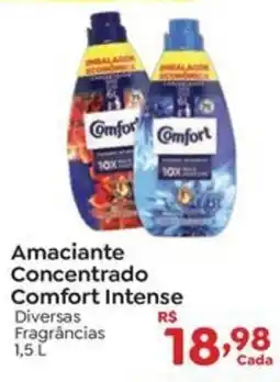 Novo Atacarejo Amaciante Concentrado Comfort Intense oferta