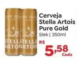 Novo Atacarejo Cerveja Stella Artois Pure Gold oferta