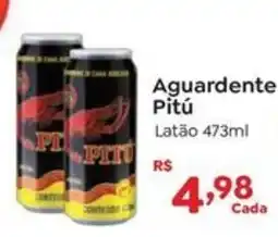 Novo Atacarejo Aguardente Pitú oferta