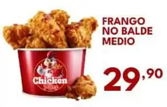 Rede Plus Supermercados Frango no balde medio oferta