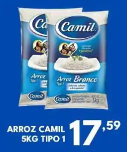 Rede Plus Supermercados Arroz camil tipo 1 oferta