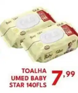 Rede Plus Supermercados toalha umed baby star oferta