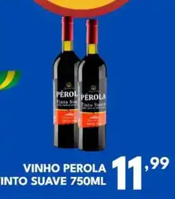 Rede Plus Supermercados vinho perola tinto suave oferta