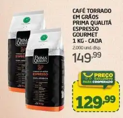Cooper Café torrado em grãos prima qualidade espresso gourmet oferta