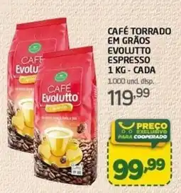 Cooper Café torrado em grãos evolutto espresso oferta