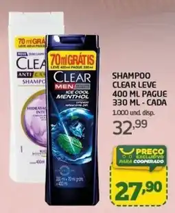 Cooper Shampoo clear leve oferta