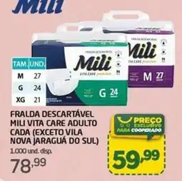 Cooper Frada descartável mili vita care adulto oferta