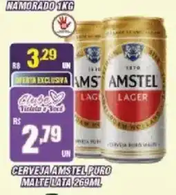 Violeta Supermercados Cerveja amstel puro oferta