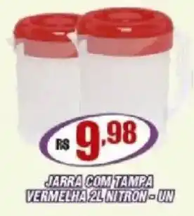 Violeta Supermercados Jarra com tampa vermelha oferta