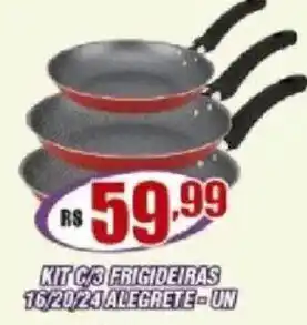 Violeta Supermercados Kit c/3 frigideiras oferta