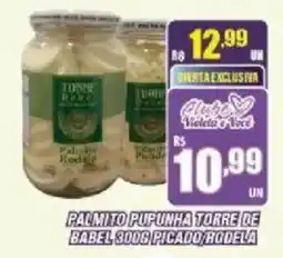 Violeta Supermercados Palmito pupunha torre de babel picado/rodela oferta