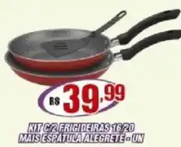 Violeta Supermercados Kit c/2 frigideiras 16/20 mais espátula oferta