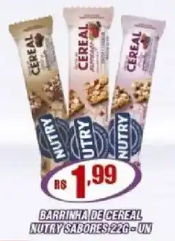 Violeta Supermercados Barrinha de cereal nutry sabores oferta