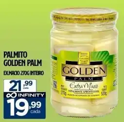 Preço & Cia Palmito golden palm oferta