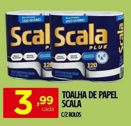 Preço & Cia toalha de papel scala oferta