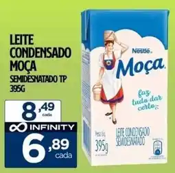 Preço & Cia Leite condensado moça semidesnatado tp oferta