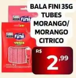 Safra Supermercados Bala fini 35g tubes morango/ morango cítrico oferta