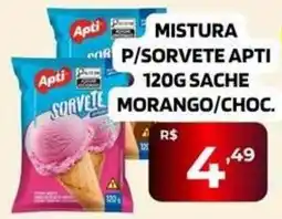 Safra Supermercados mistura p/sorvete apti oferta