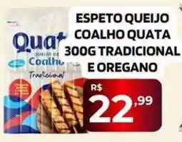 Safra Supermercados Espeto queijo coalho quata tradicional e oregano oferta