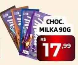 Safra Supermercados Choc. Milka 90g oferta