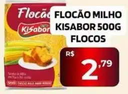 Safra Supermercados Flocão milho kisabor oferta