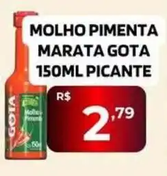Safra Supermercados molho pimenta marata gota 150ml picante oferta