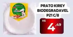 Safra Supermercados prato kirey biodegradavel oferta