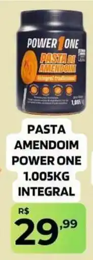 Safra Supermercados Pasta amendoim power one integral oferta