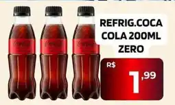 Safra Supermercados Refrig.coca cola 200ml zero oferta