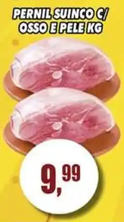 Supermercado leal Pernil suinco c/ osso e pele kg oferta