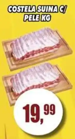 Supermercado leal Costela suina c/ pele kg oferta