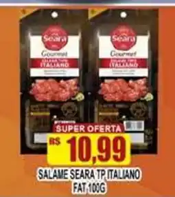 Supermercado leal Salame seara tp italiano oferta