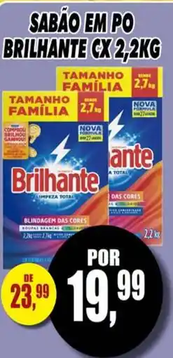 Supermercado leal Sabão em po brilhante oferta