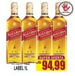 Supermercado leal Johnnie walker red label 1l oferta