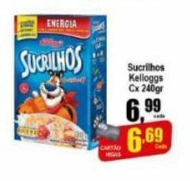 Higa's Supermercado Sucrilhos Kellogg's cx 240g oferta
