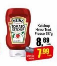 Higa's Supermercado Ketchup Heinz Trad Frasco 397g oferta
