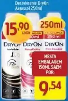 Supermercados Guanabara Desodorante DryOn Aerosol oferta