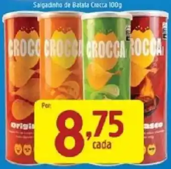 Supermercados Guanabara Salgadinho de Batata Crocca oferta