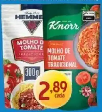 Supermercados Guanabara molho de tomate tradicional oferta