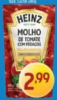 Supermercados Guanabara molho de tomate com pedaços oferta