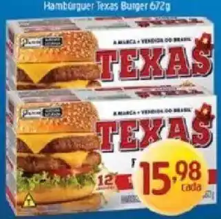 Supermercados Guanabara Hambúrguer texas burger oferta
