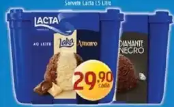 Supermercados Guanabara Sorvete Lacta 1.5 Litro oferta